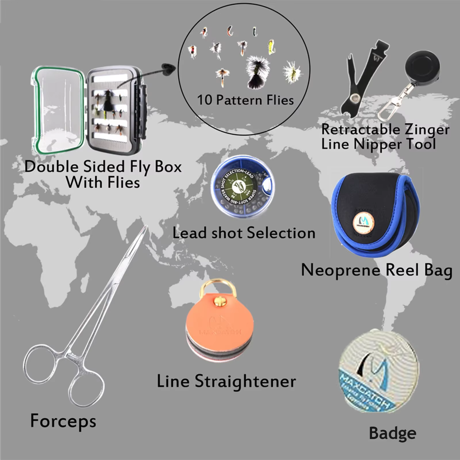 Caña de Mosca Maxcatch V-Switch 4-8WT – Kit Viaje Accion Moderada Rapida - imagen 2