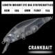 Dr.Holife Crankbait flotante con sonajero sin pintar – personalizar - imagen 4