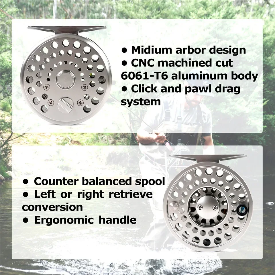 Carrete Maximumcatch para pesca de trucha