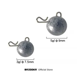 Bazooka Señuelos blandos para pesca – Cebo de silicona gusano