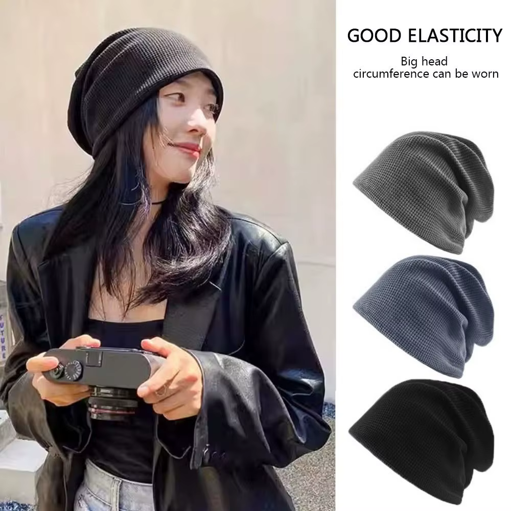 Gorro unisex visto desde atrás