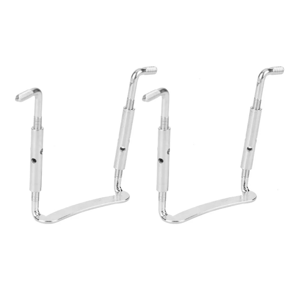Soporte de mentón para violín metálico plateado - imagen 2