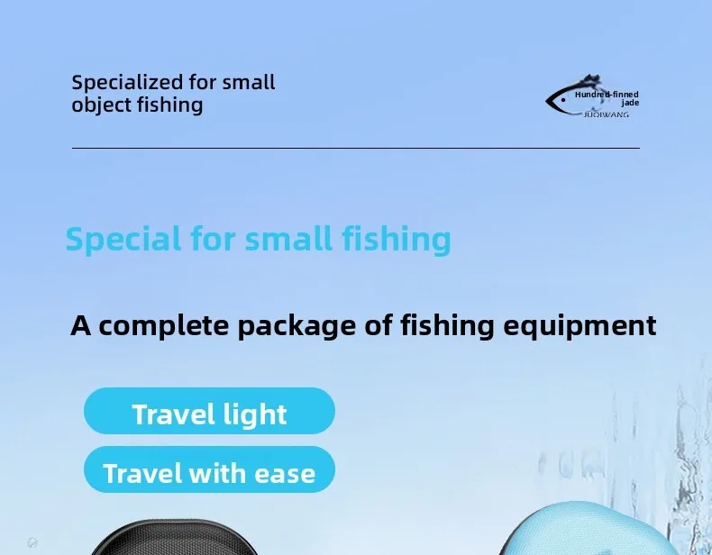 Bolsa ligera para cañas y accesorios de pesca