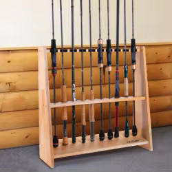 Soporte de Cañas de Pescar Goture – Estantería de Pared