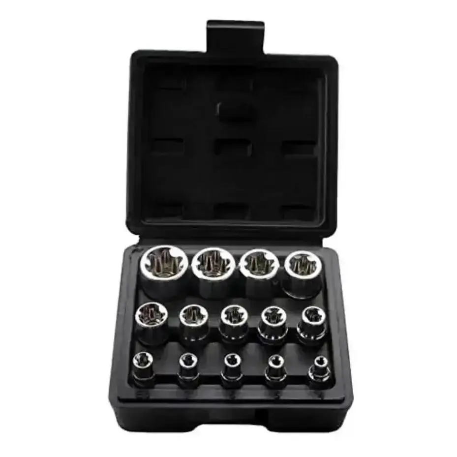 Juego de llaves Torx externas Star con vasos y portaherramientas - imagen 2