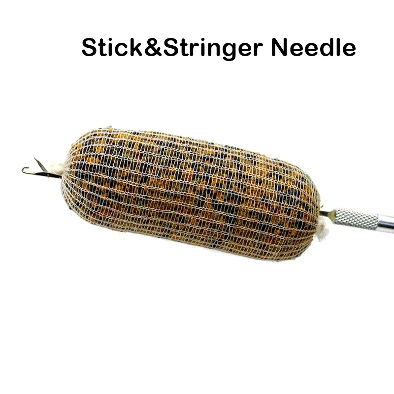 Aguja de cebo para boilies con cierre fino en aparejo de pelo - imagen 3