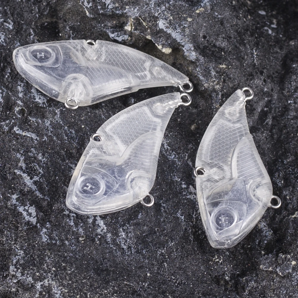 Crankbait en blanco VIB Dr.Holife, cebo duro sin pintar sin labios - imagen 5