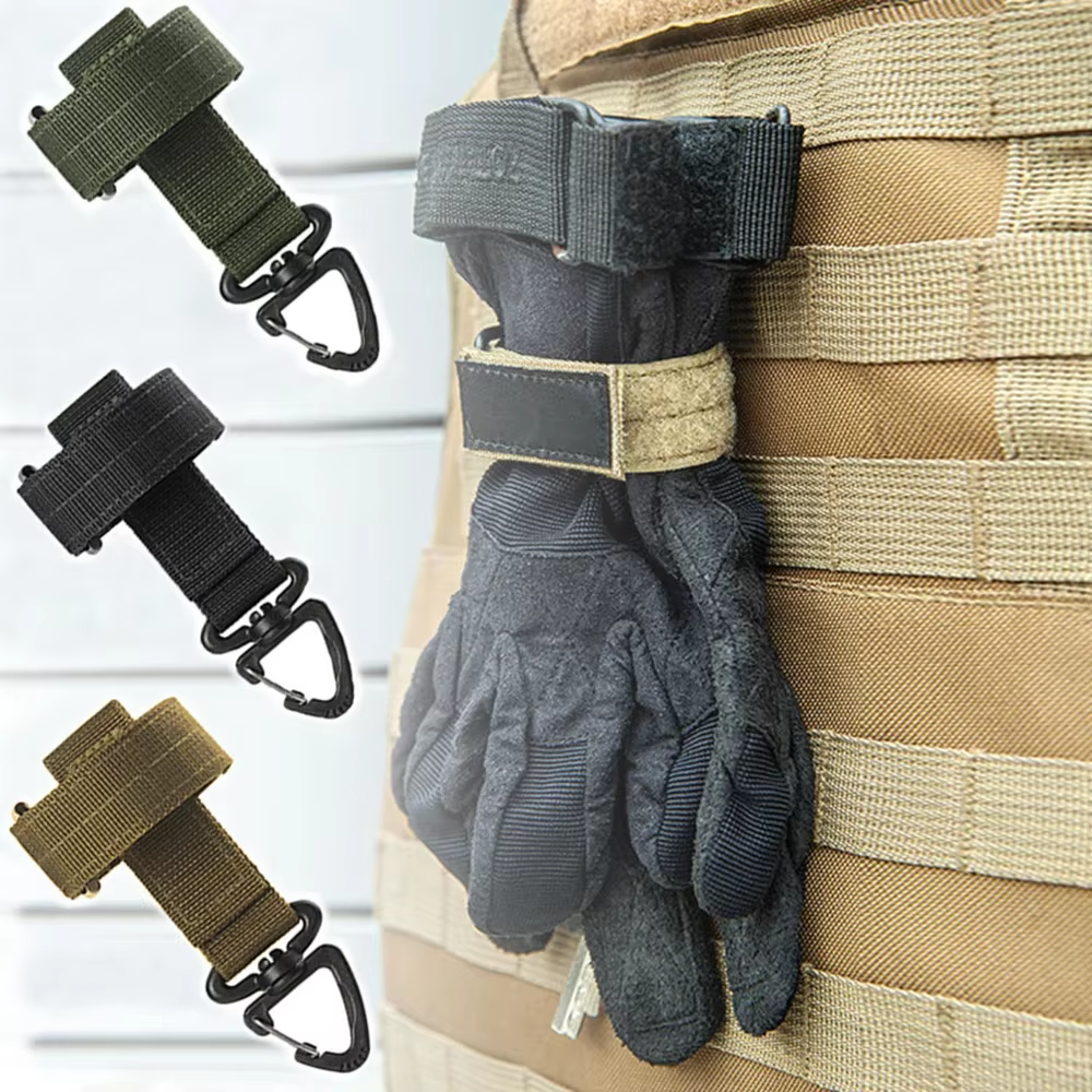 Hebilla triangular nailon para guantes pesca