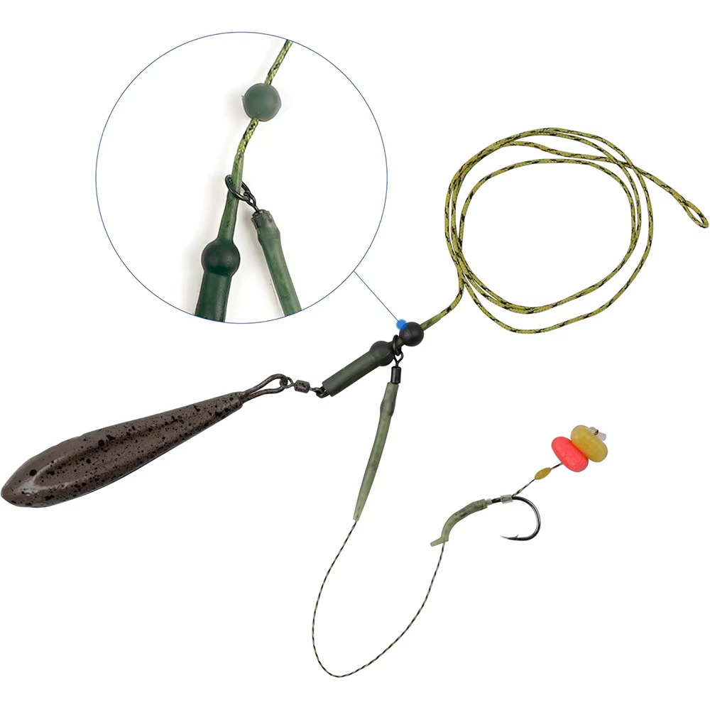Tapones Espaciadores de Goma para Pesca de Carpa – Montajes Eficaces