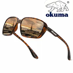 Gafas de sol polarizadas cuadradas Okuma – para pescar y conducir