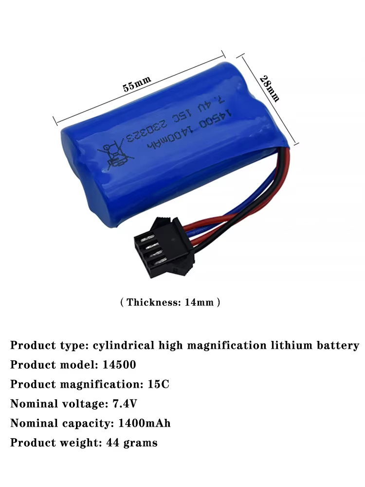 Conector SM4P de la batería para modelos RC