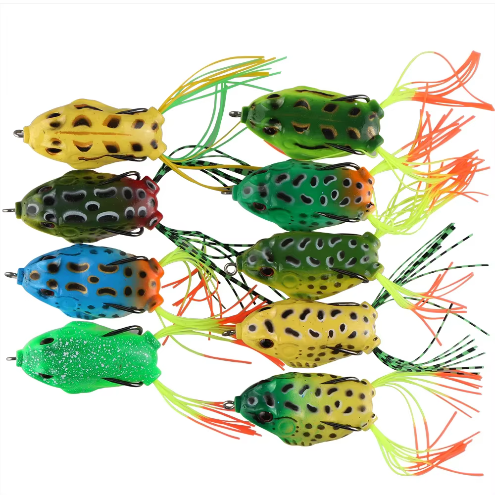 Goture señuelos rana 5,5 cm silicona suave – Crankbaits para carpa - imagen 3