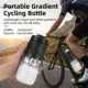 Botella de agua para bicicleta degradado con agarre ergonómico - imagen 4