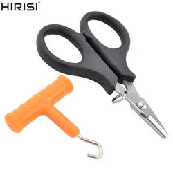 Tijeras y multi-herramienta para pesca de carpa — línea trenzada