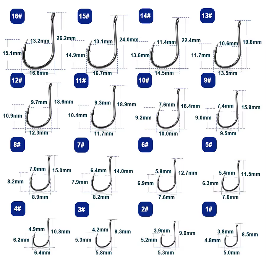 Anzuelos Circulares para Carpa con Punta de Aguja – Anillo incluido - imagen 2