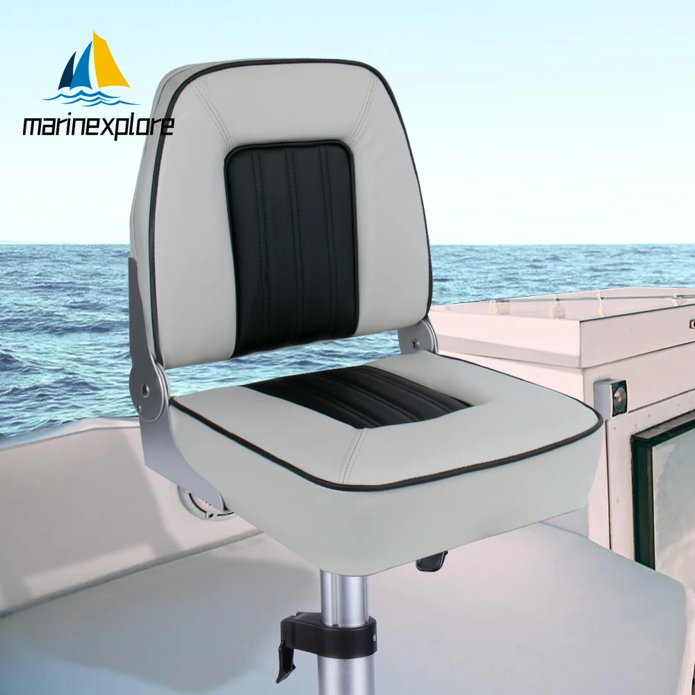 Asiento de pesca plegable – PVC duradero para barcos y lanchas - imagen 5
