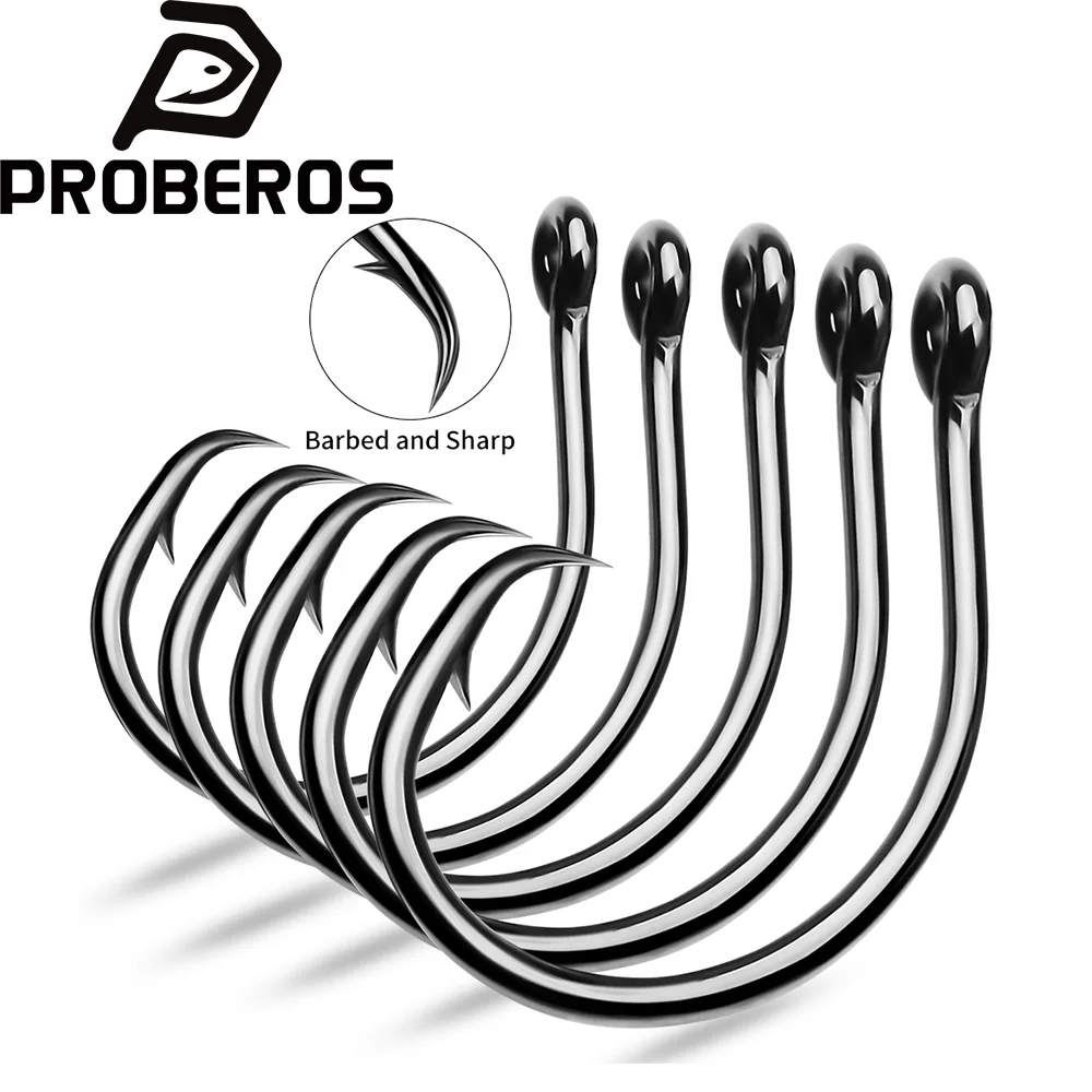 Anzuelos Demon Circle PROBEROS de carbono para lubina, pico águila - imagen 4