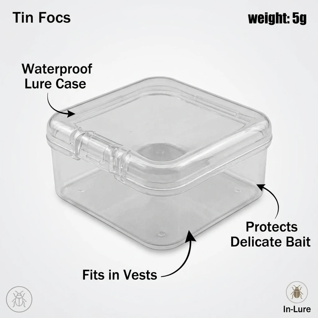 Caja de pesca transparente para señuelos – organizador resistente - imagen 2