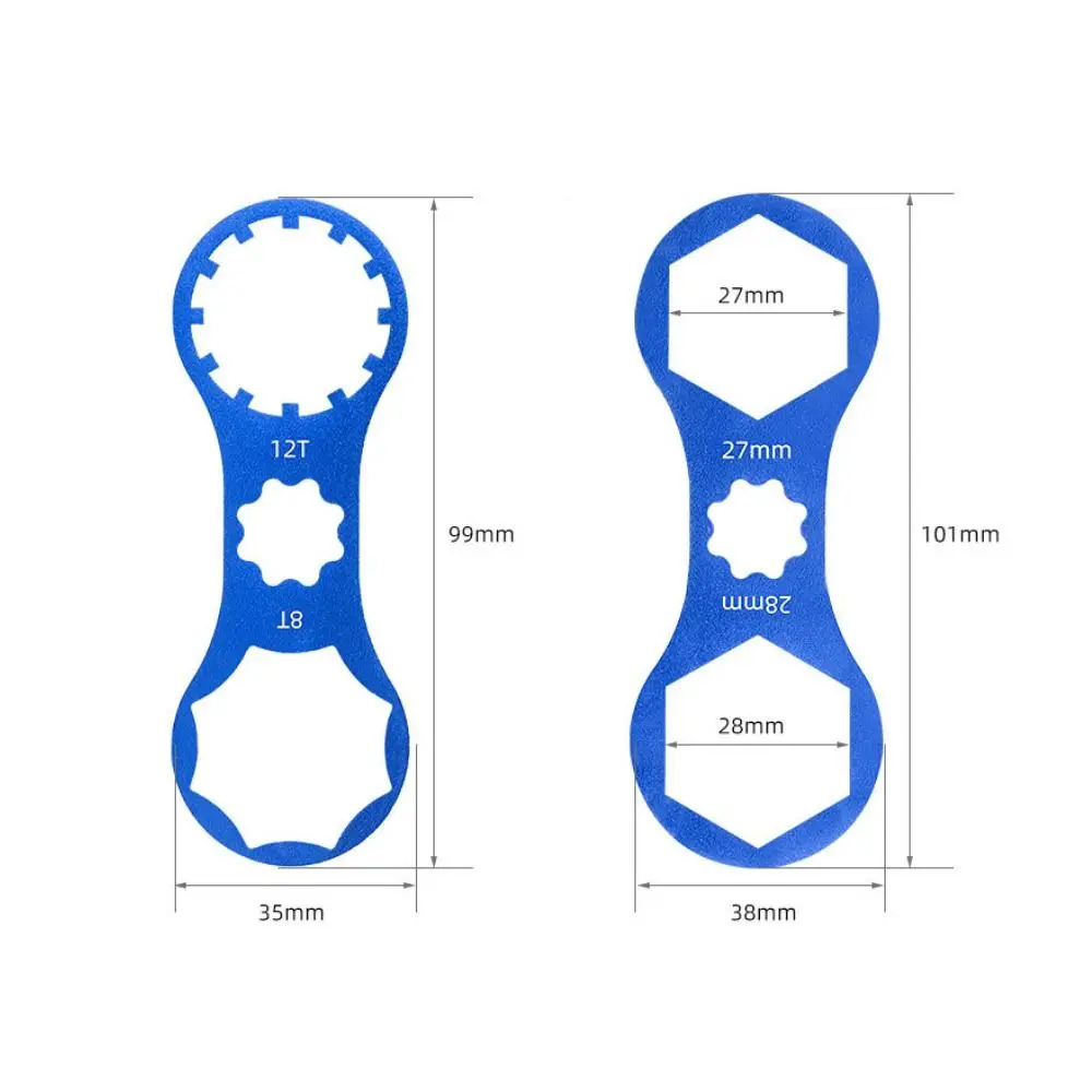 Juego de llaves de aluminio para horquilla delantera de bicicleta