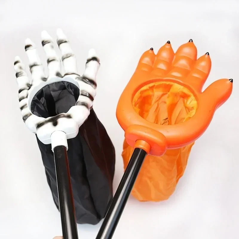 Bolsa dulces Halloween diseño calabaza y calavera para niños - imagen 3
