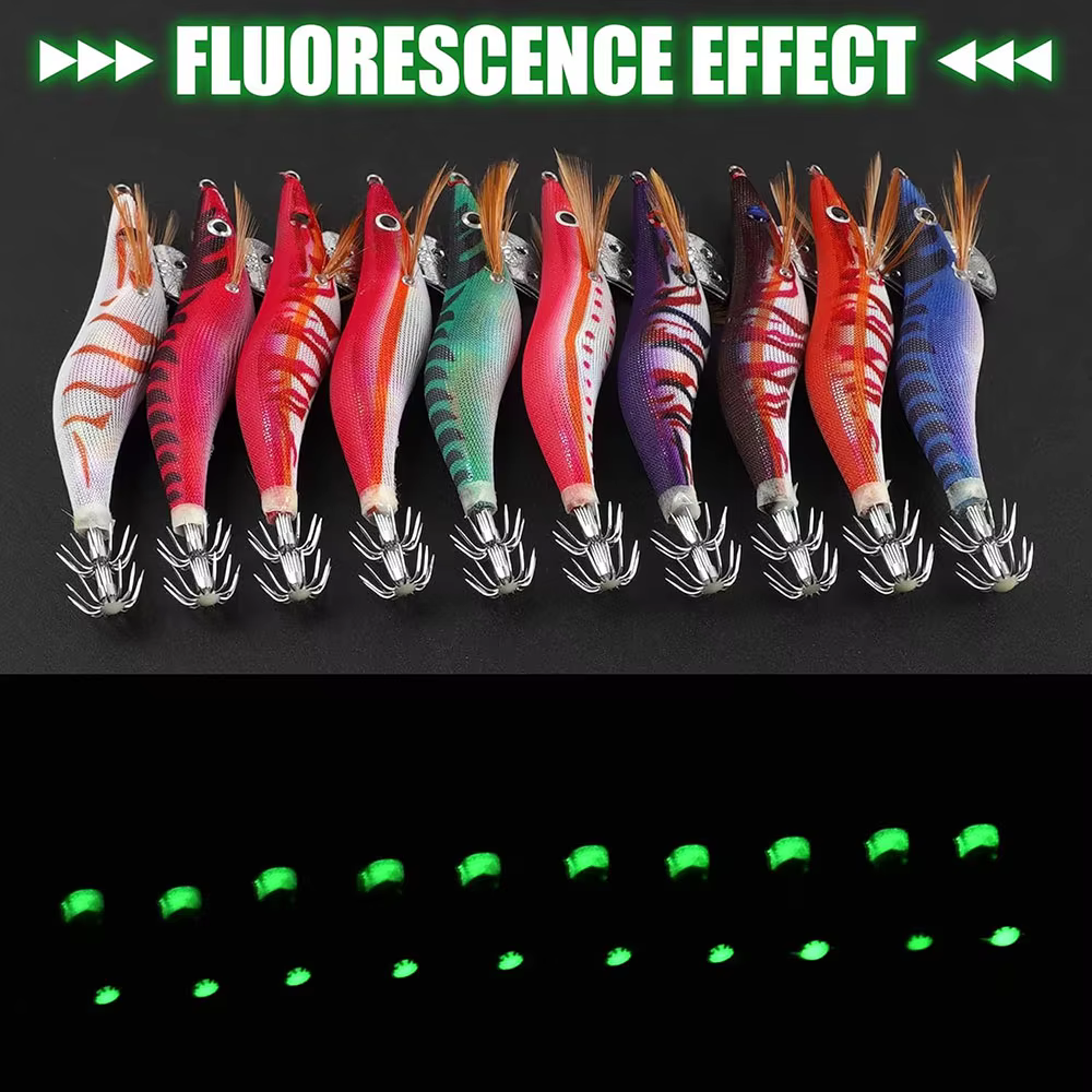Egis luminosos con sonajero – Cebo brillante para calamar - imagen 5