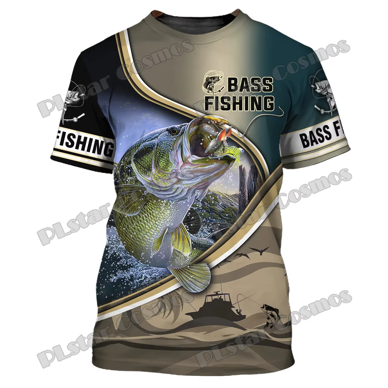 Conjunto pesca lubina PLstar Cosmos 3D camiseta y pantalón corto - imagen 2