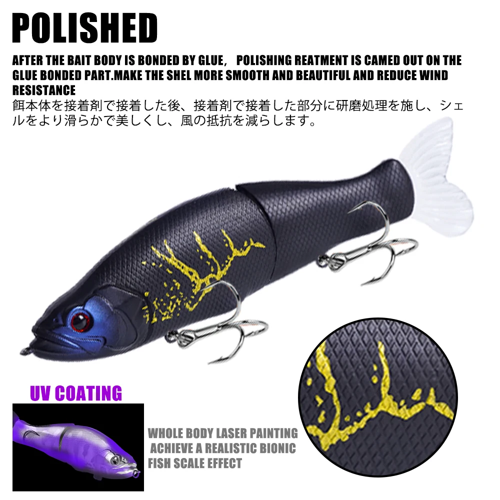 Whopper Isca - Señuelo vibratorio sinking para pesca de lubina y lucio - imagen 4