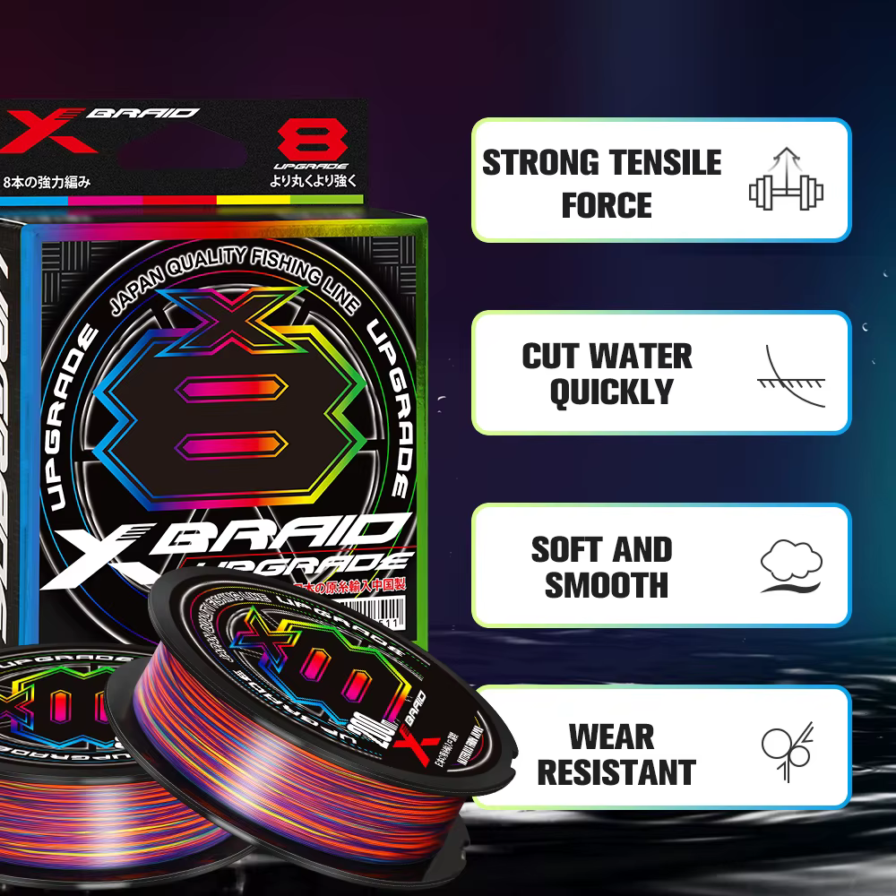 Xbraid Upgrade X8 - Línea trenzada alta resistencia para agua salada - imagen 5