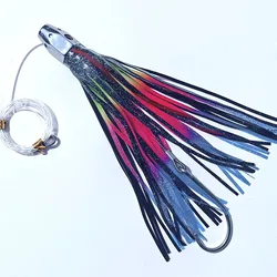 Jig head cobre con falda de calamar - señuelo para pulpo y atún