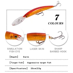 Swimbait flotante para lucio trolling – Imitación pececillos