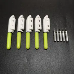 J502 Palo de luz impermeable para pesca nocturna con clip batería