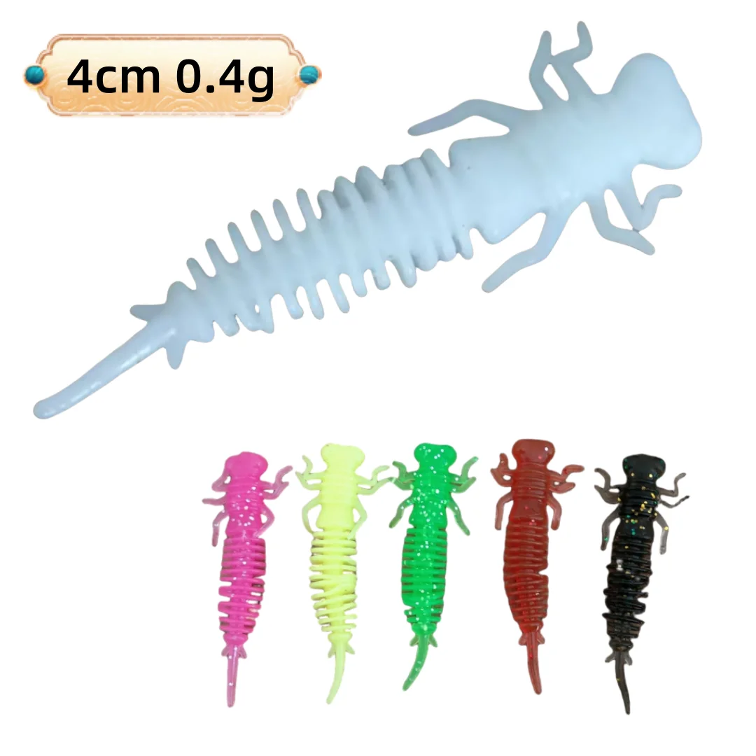 Swolfy señuelo blando libélula para micro jigging y trucha TPE - imagen 2