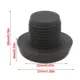Tapones de goma negros para taco de billar, cubierta inferior - imagen 5