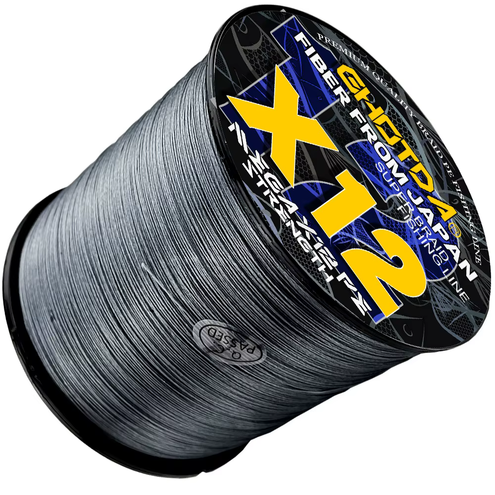 GHOTDA X12 Línea trenzada multifilamento PE 12 hebras agua salada