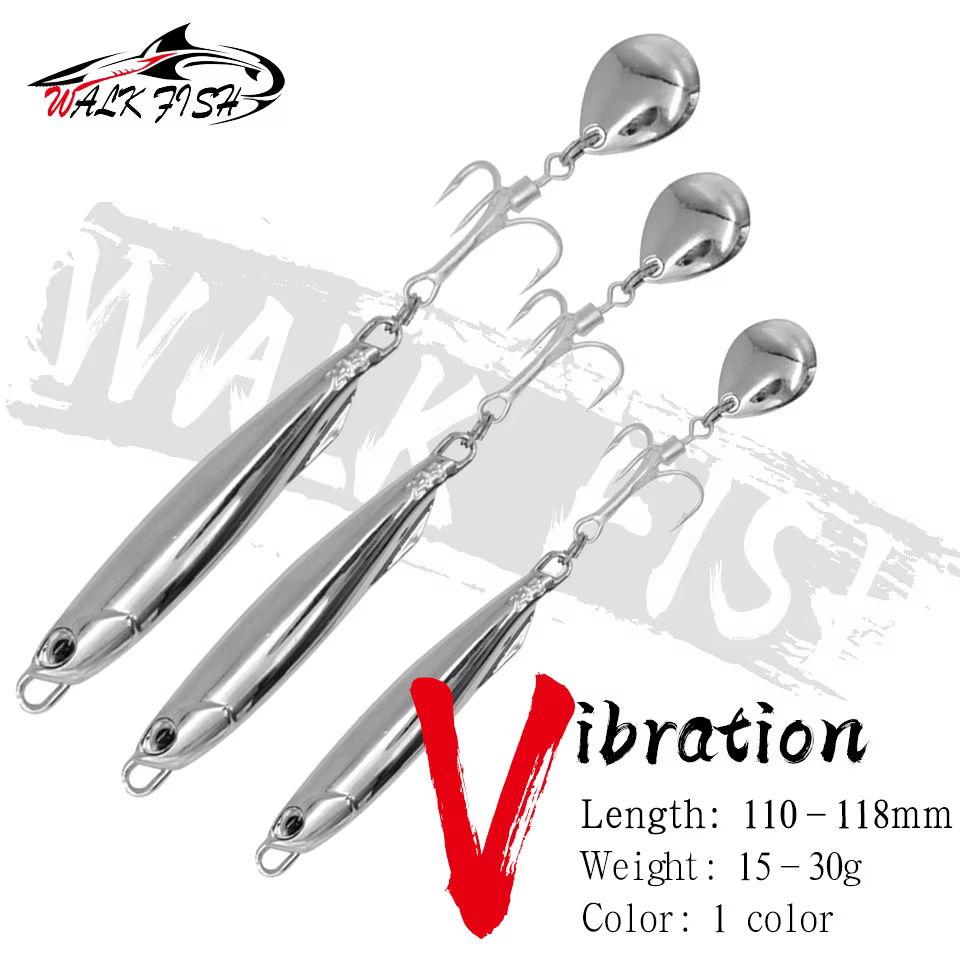 Walk Fish Señuelo Vib Caballa – Cuchara giratoria metálica