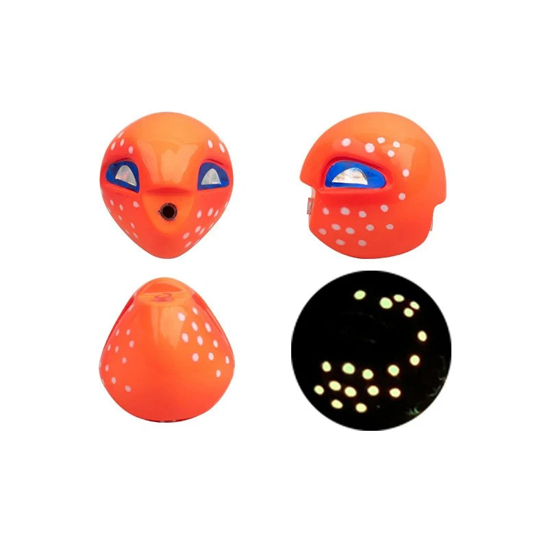 Inchiku de Metal Galvanizado con Brillo UV y Ojos 3D para Jigging - imagen 5