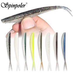 Señuelo Soft Spinpoler Fluke Split Tail para Baars