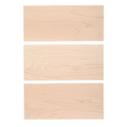 Chapas de madera de arce rectangulares para guitarra personalizables