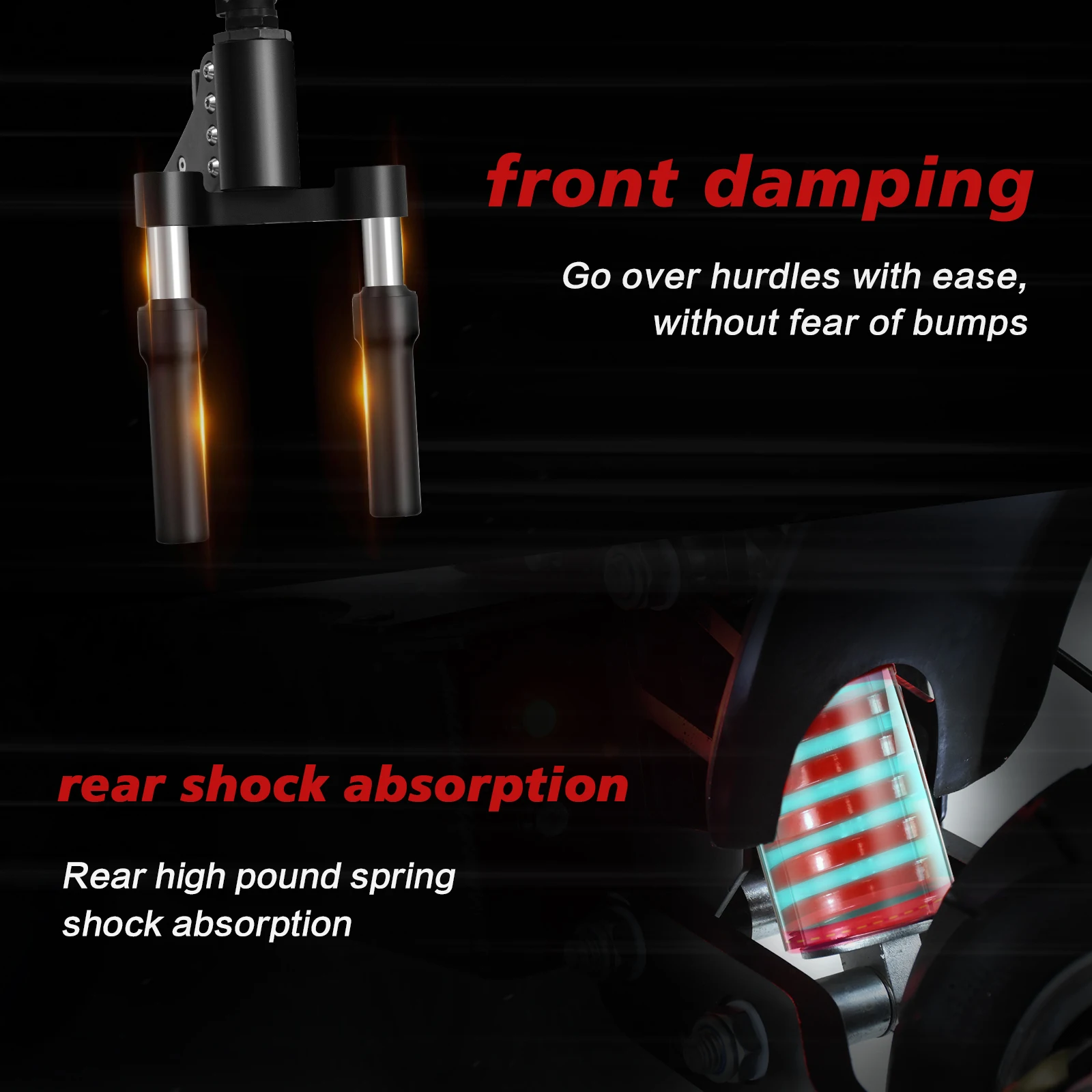 Patinete eléctrico plegable BOYUEDA Q7Pro todoterreno silencioso - imagen 2