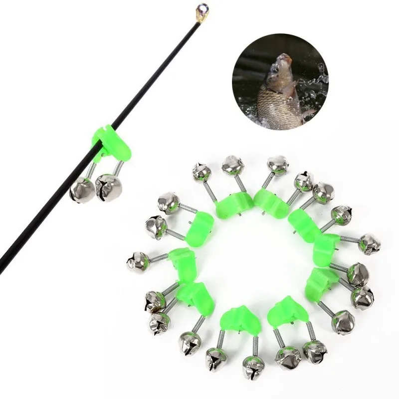 Campana de picada con clip portátil para caña, pesca nocturna