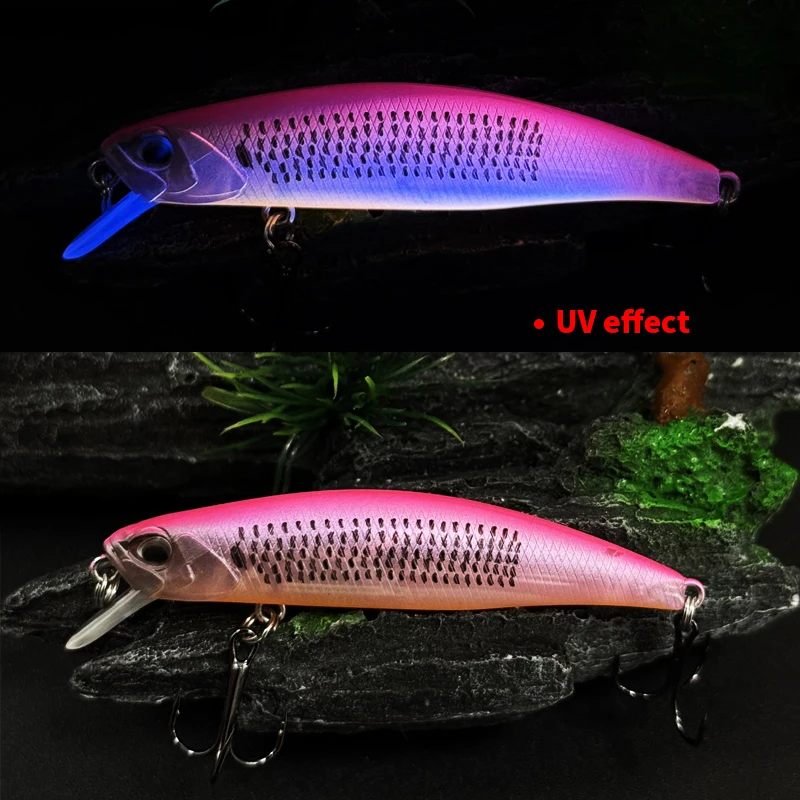 Señuelo Minnow Jerkbait noctilucente oscilante para agua salada - imagen 2