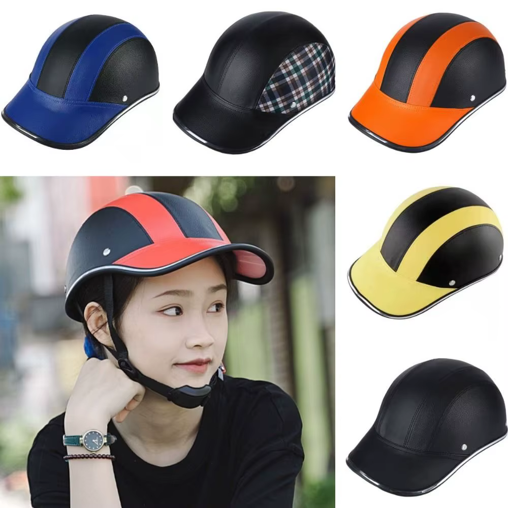 Casco de bicicleta ligero tipo gorra con correa ajustable - imagen 5