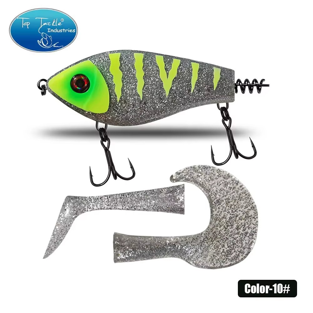 Señuelo Jerkbait Toptackle 100mm hundimiento lento para Lucio