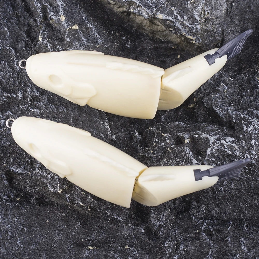 Señuelo Swimbait blanco Dr.Holife para lubina, bulegill artificial - imagen 3