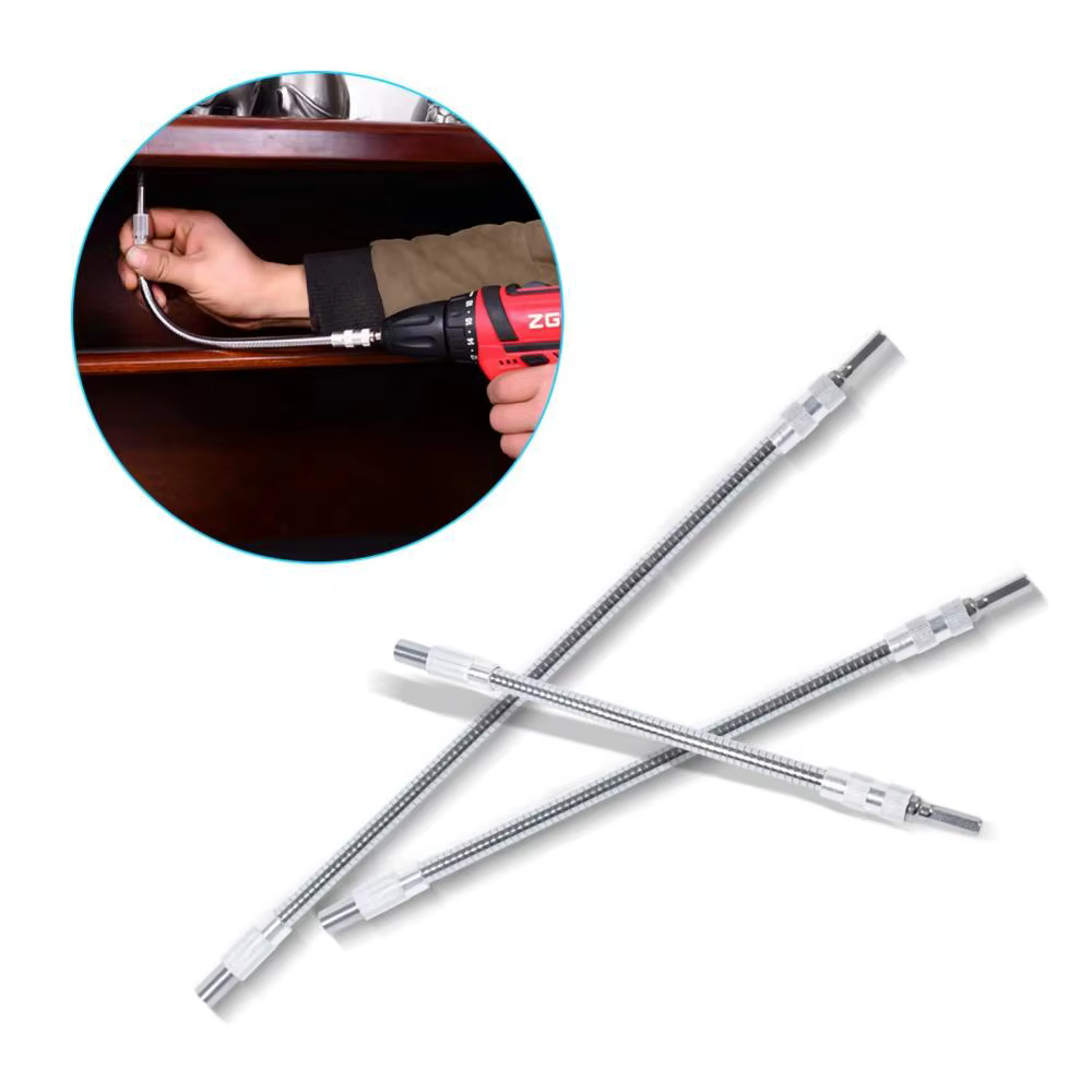 Destornillador de extensión 1/4" con portapuntas de eje flexible - imagen 4