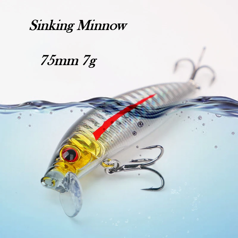 Señuelo crankbait Sinking Minnow Testar para trucha y lubina - imagen 4