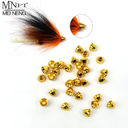 MNFT-Conos latón dorado/plateado para atar moscas 4MM