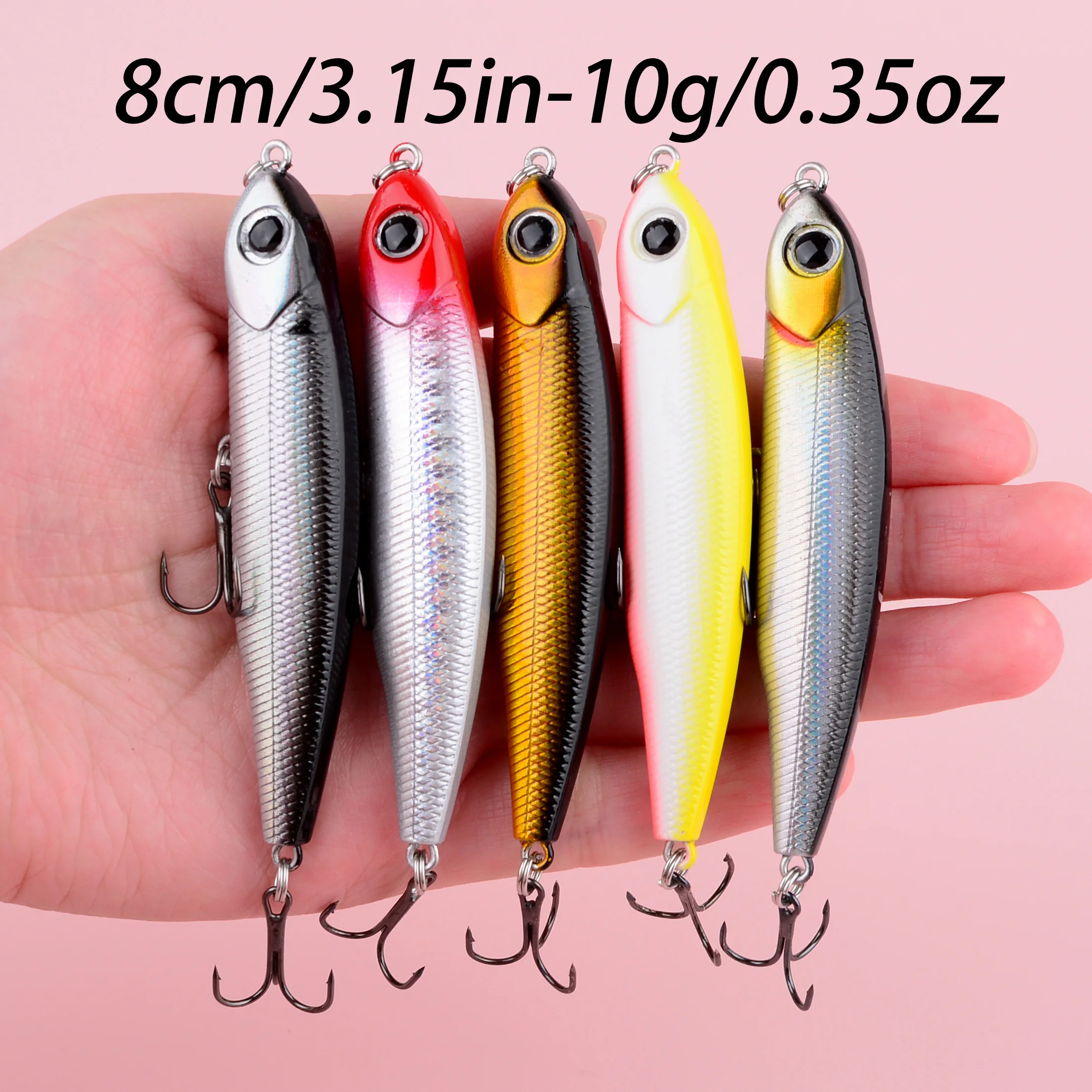 Señuelo stickbait tipo lápiz duro para pesca en el mar - imagen 5
