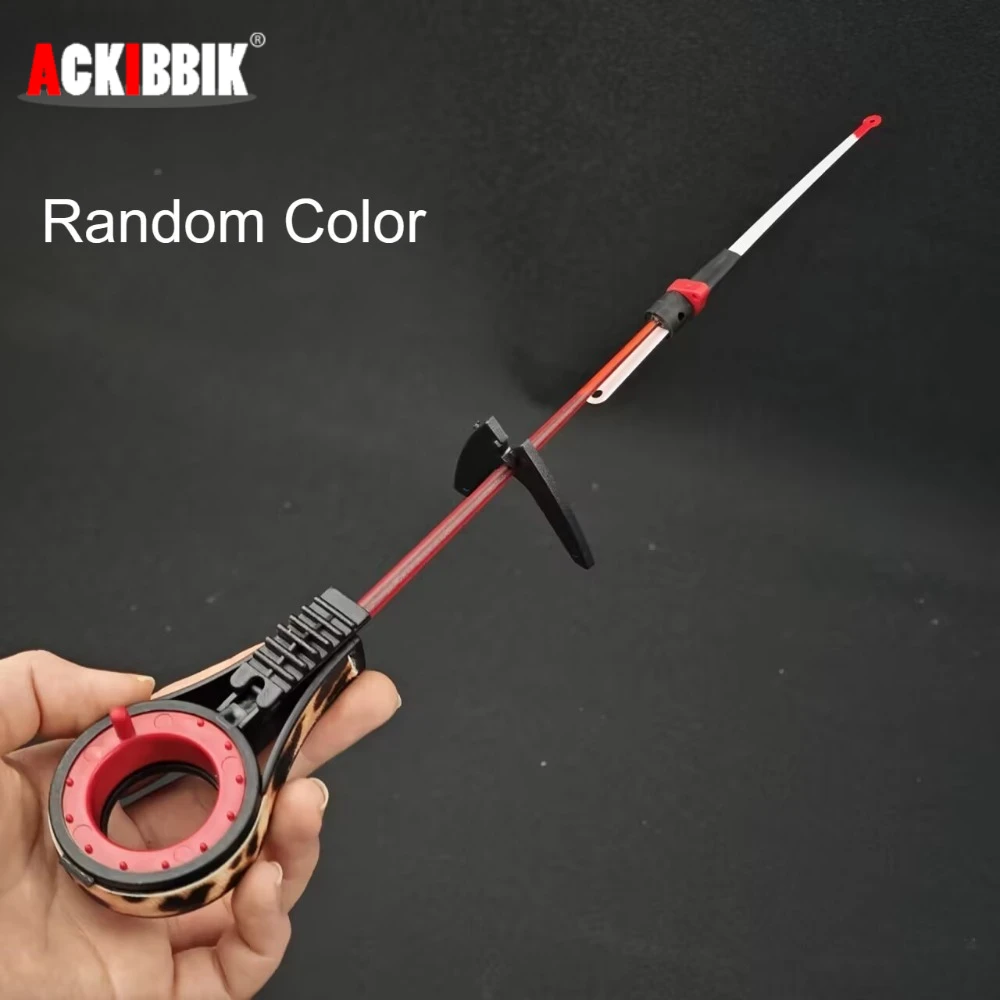 ACKIBBIK Caña de Pesca en Hielo con Carrete Portátil – Trucha - imagen 5
