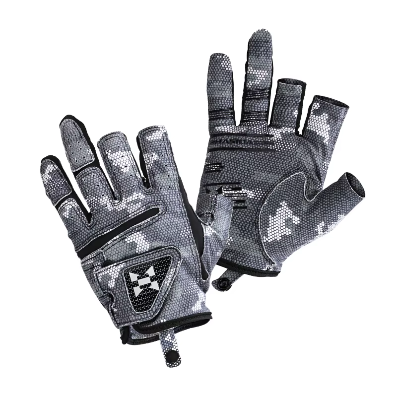 Guante de pesca HISTAR LA SHIRLEY – Lycra antideslizante camuflaje